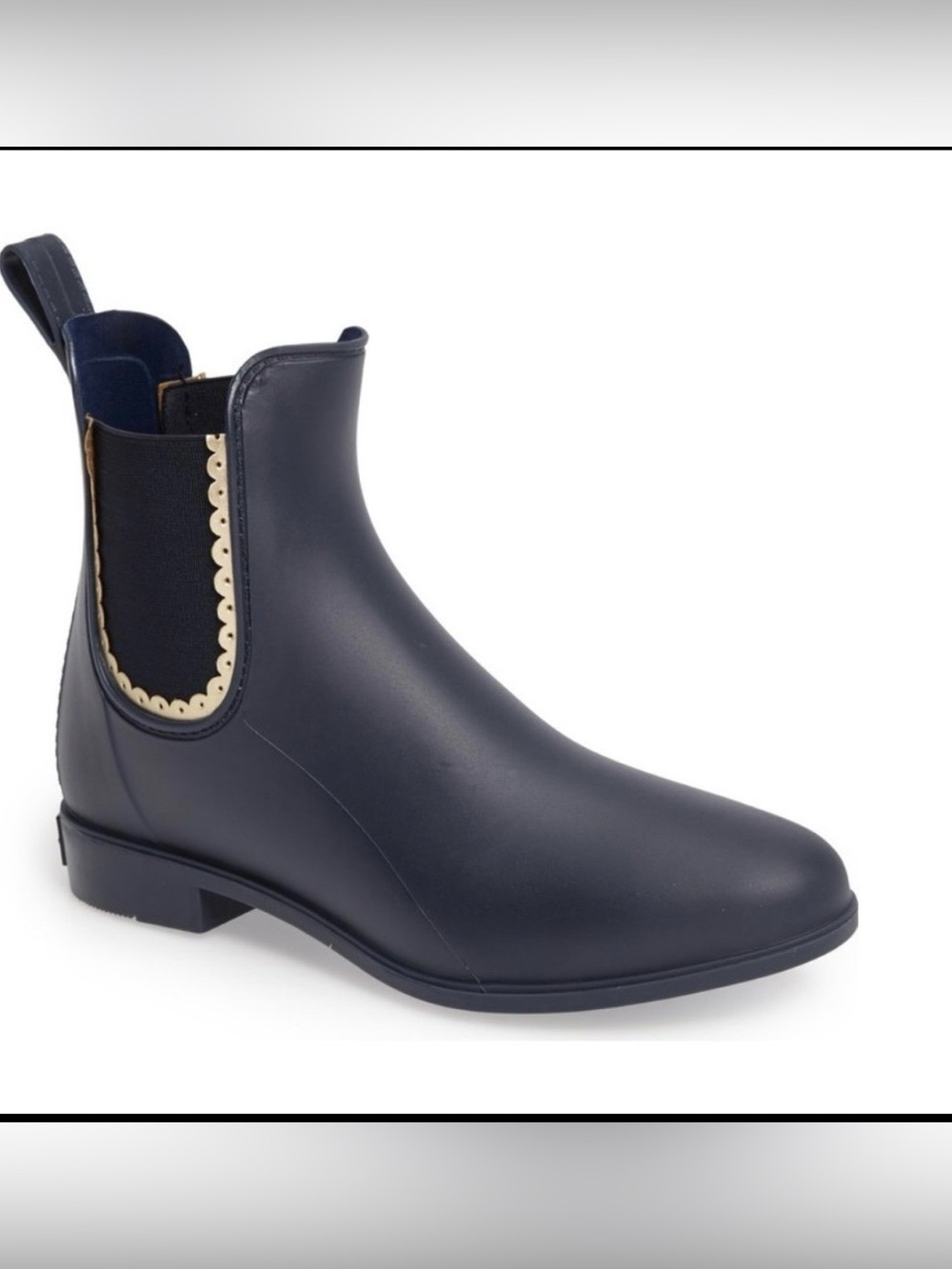 Jack Rogers Sallie Navy Rain Boots 9
